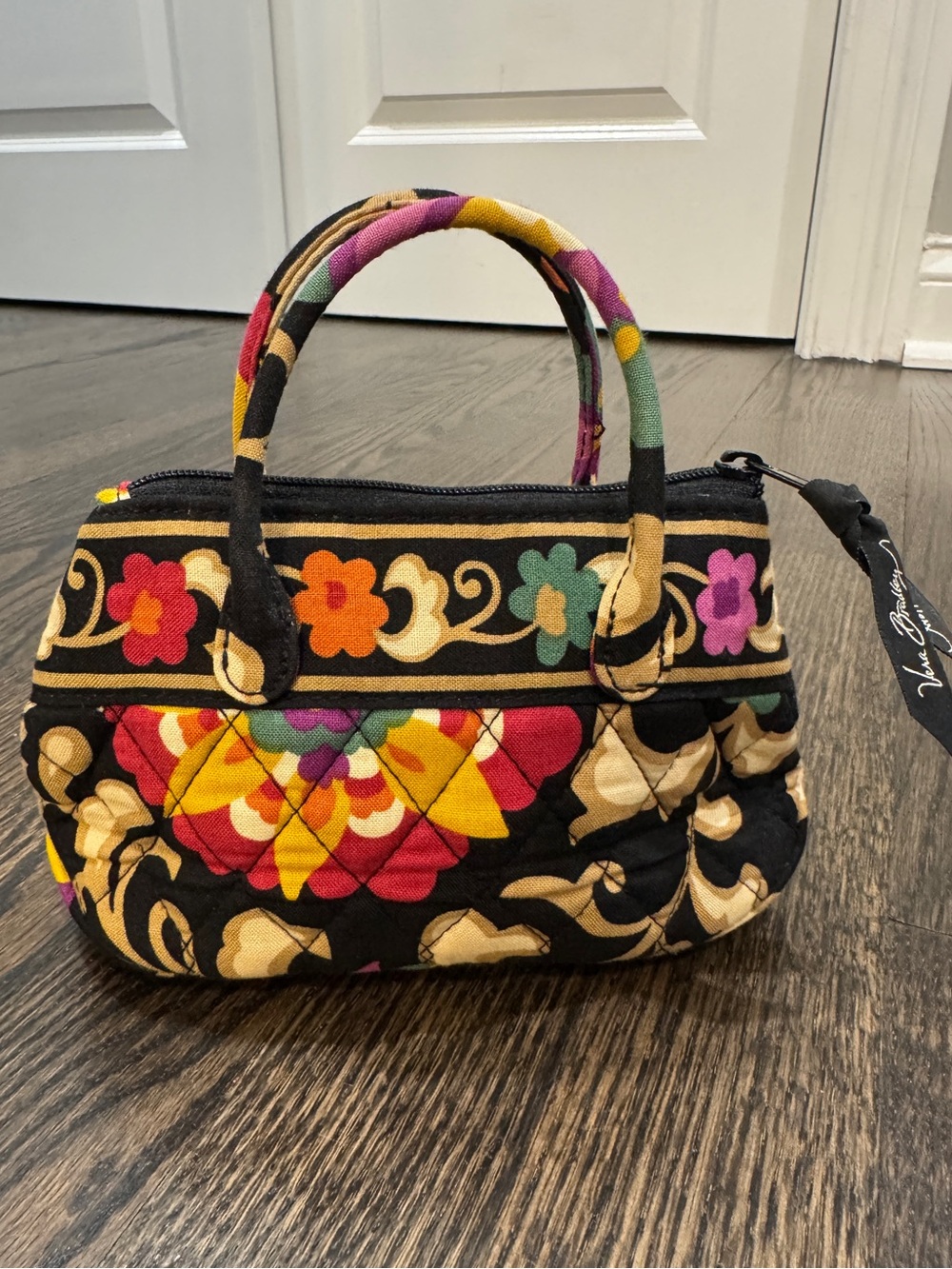 Vera Bradley • Suzani Mini Floral Bag Purse - Picture 2 of 8